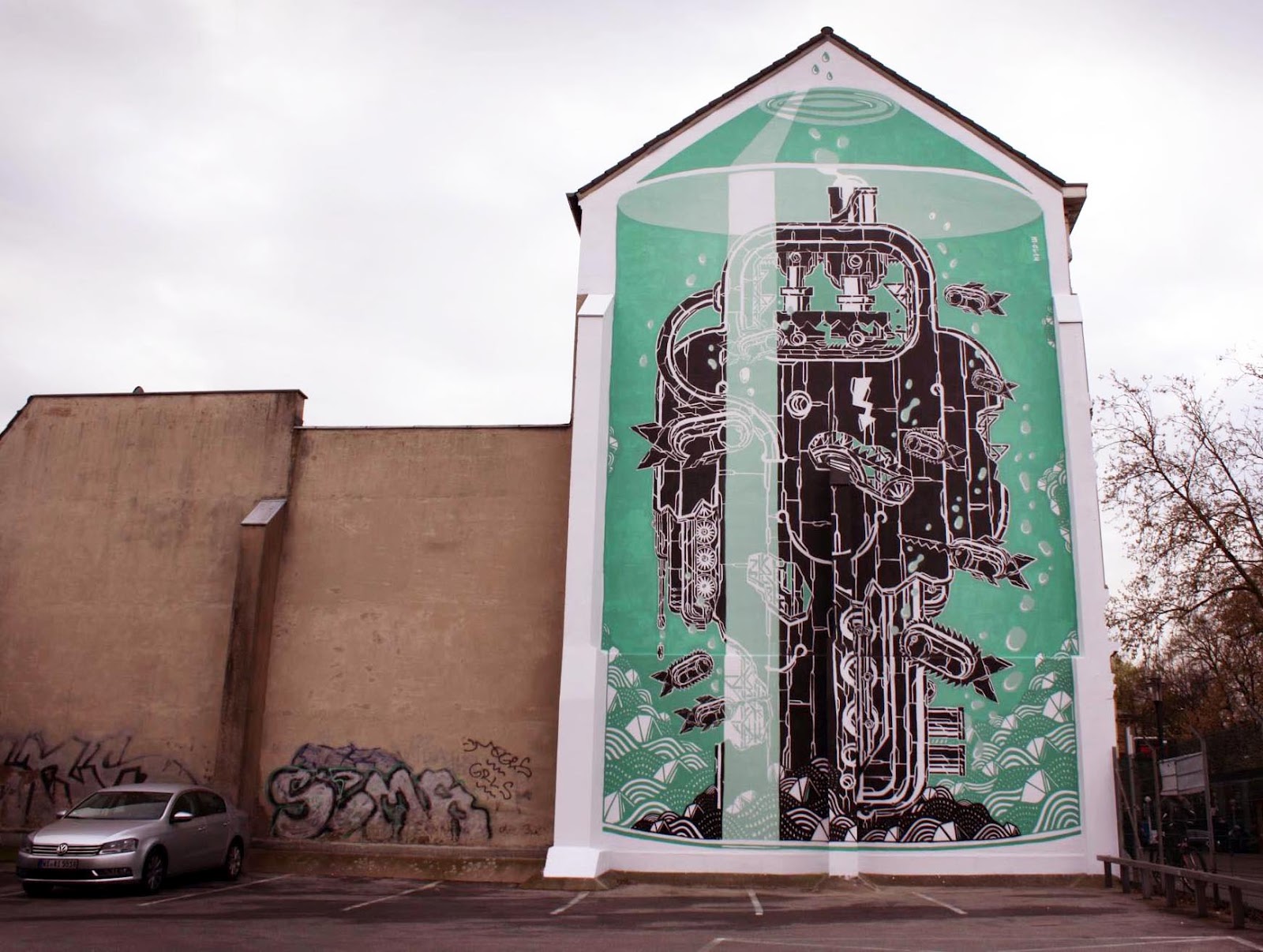 MCity New Mural In Neuss, Germany StreetArtNews StreetArtNews