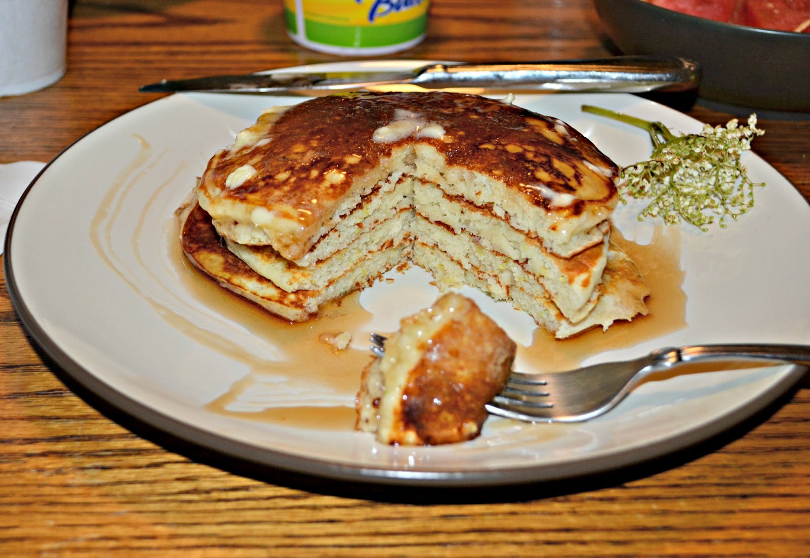 Elderberry Flower Pancakes SundaySupper HezziD's Books and Cooks