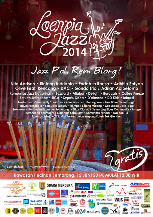 Poster Loenpia Jazz 2014 Semarang Pecinan