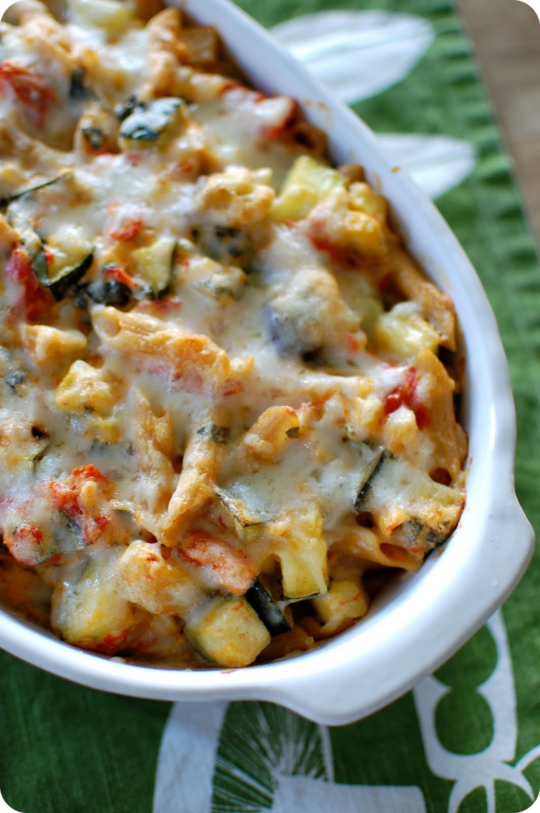 33 Shades of Green Tasty Tuesdays Baked Ziti with Summer Veggies
