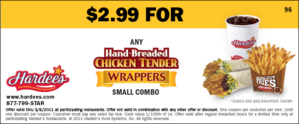 Hardees Restaurant Discount