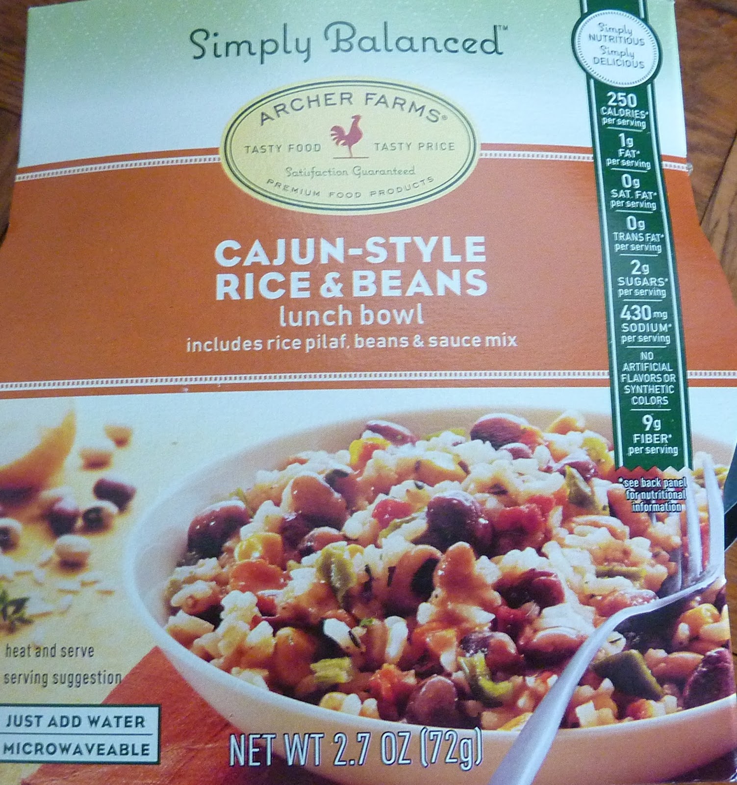What's Good at Archer Farms? Simply Balanced CajunStyle Rice & Beans