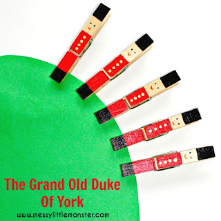 the grand old duke of york nursery rhyme craft