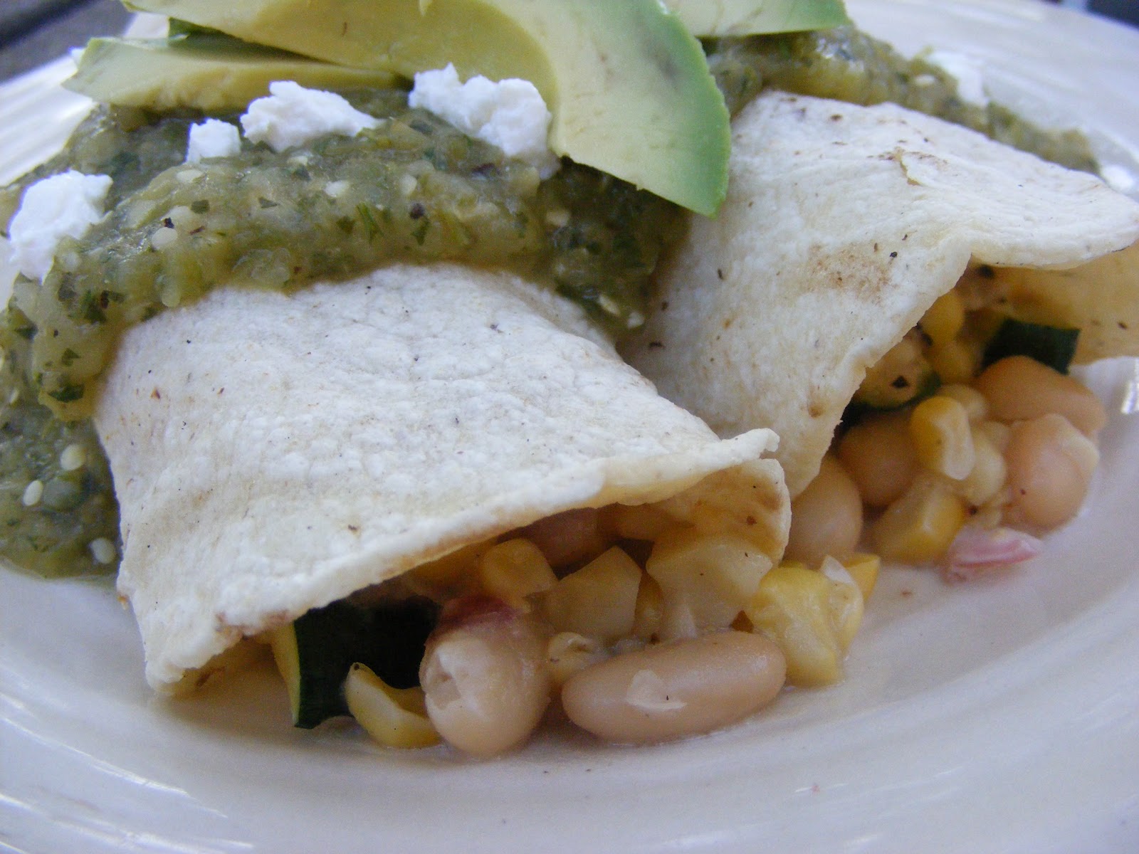 Green and Lean Grilled Zucchini Enchiladas