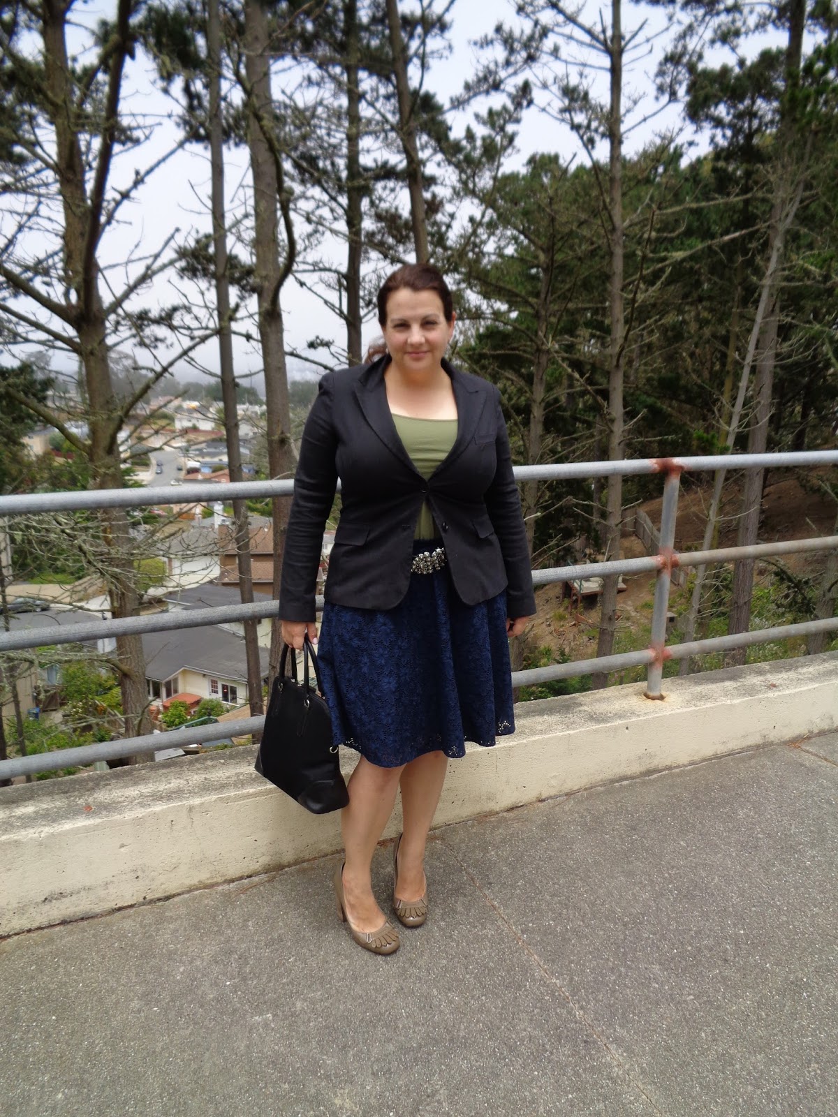 Joanna's Design OUTFIT Black, navy and olive green