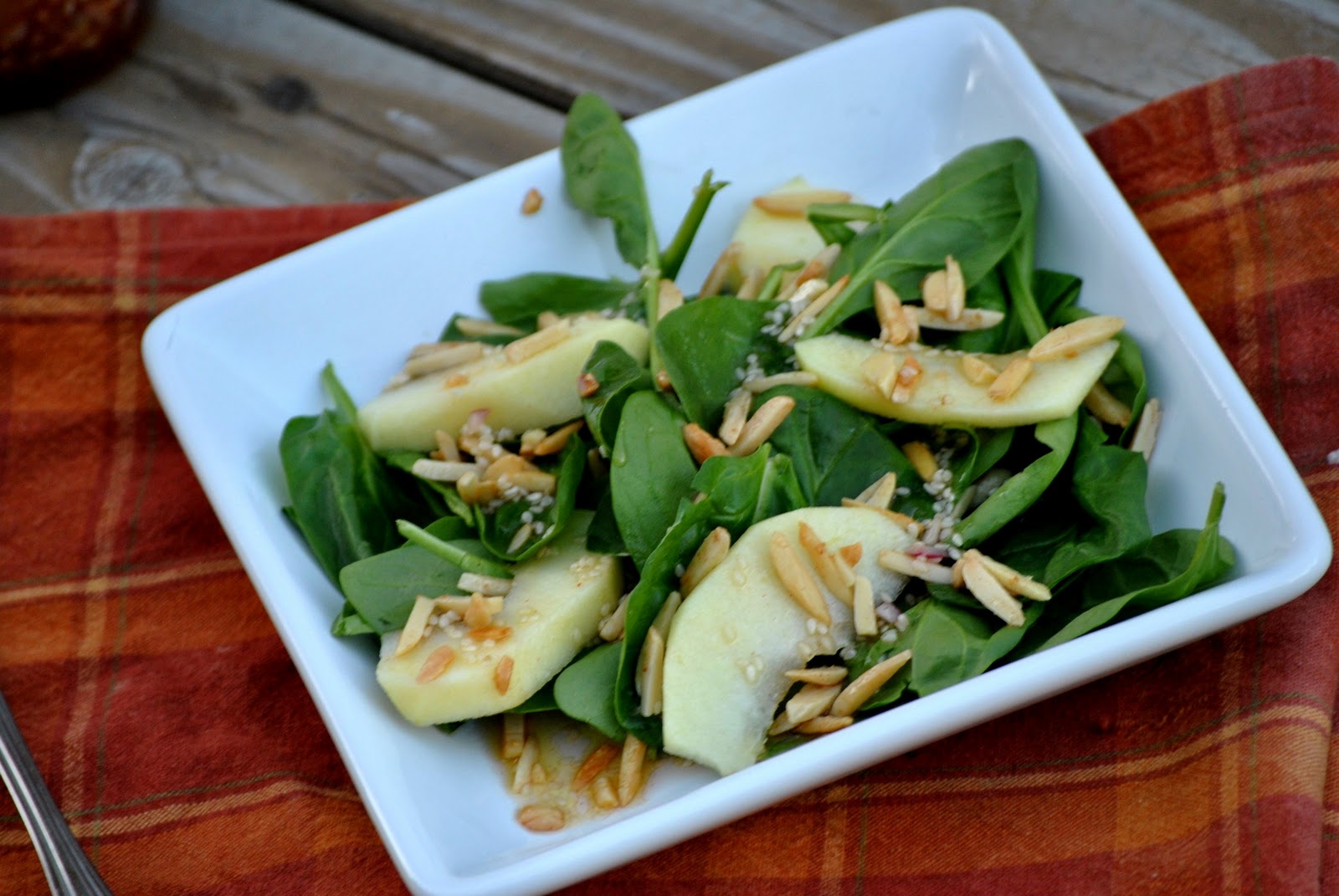 The Farm Girl Recipes Harvest Apple and Spinach Salad