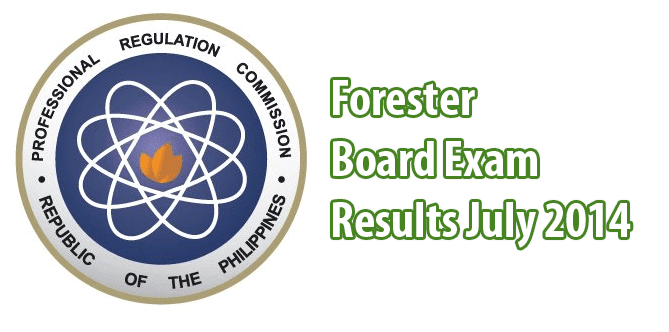 Forester Board Exam Results July 2014 Forester Board Exam Results July 2014