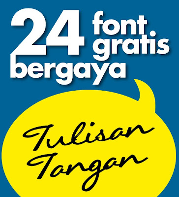 24 Font Gratis Bergaya Tulisan Tangan Handwritten Fonts