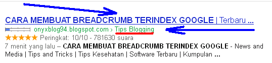 CARA MEMBUAT BREADCRUMB TERINDEX GOOGLE CARA MEMBUAT BREADCRUMB TERINDEX GOOGLE