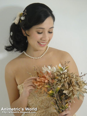 Bridal look created with Charm Pro Makeup Brush Set