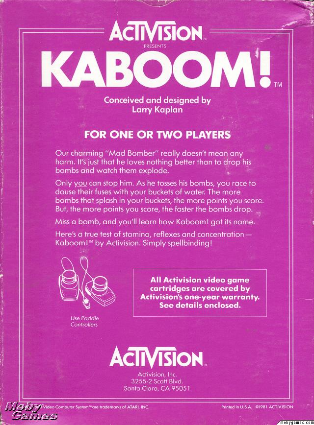 atari kaboom