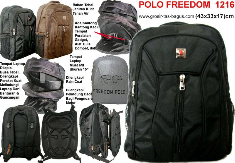 tas ransel laptop murah dan bagus polo freedom 1216 toko tas ransel laptop murah dan bagus polo freedom 1216 toko