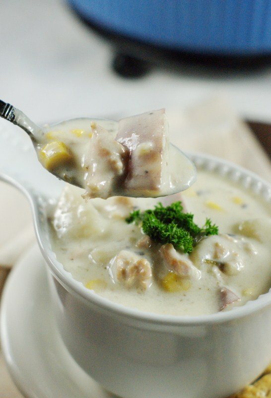 Slow Cooker Clam Chowder The Kitchen is My Playground