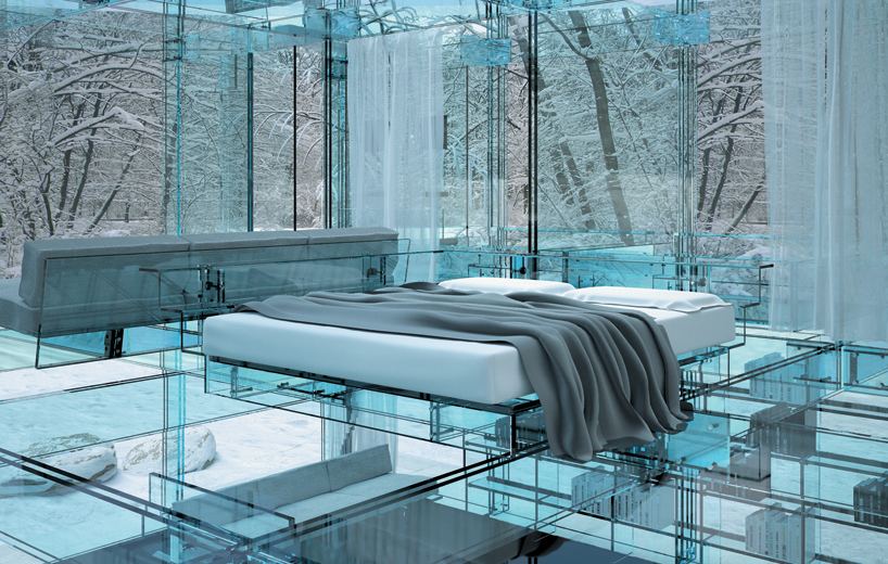 Transparent glass house concept: Most Beautiful Houses in the World