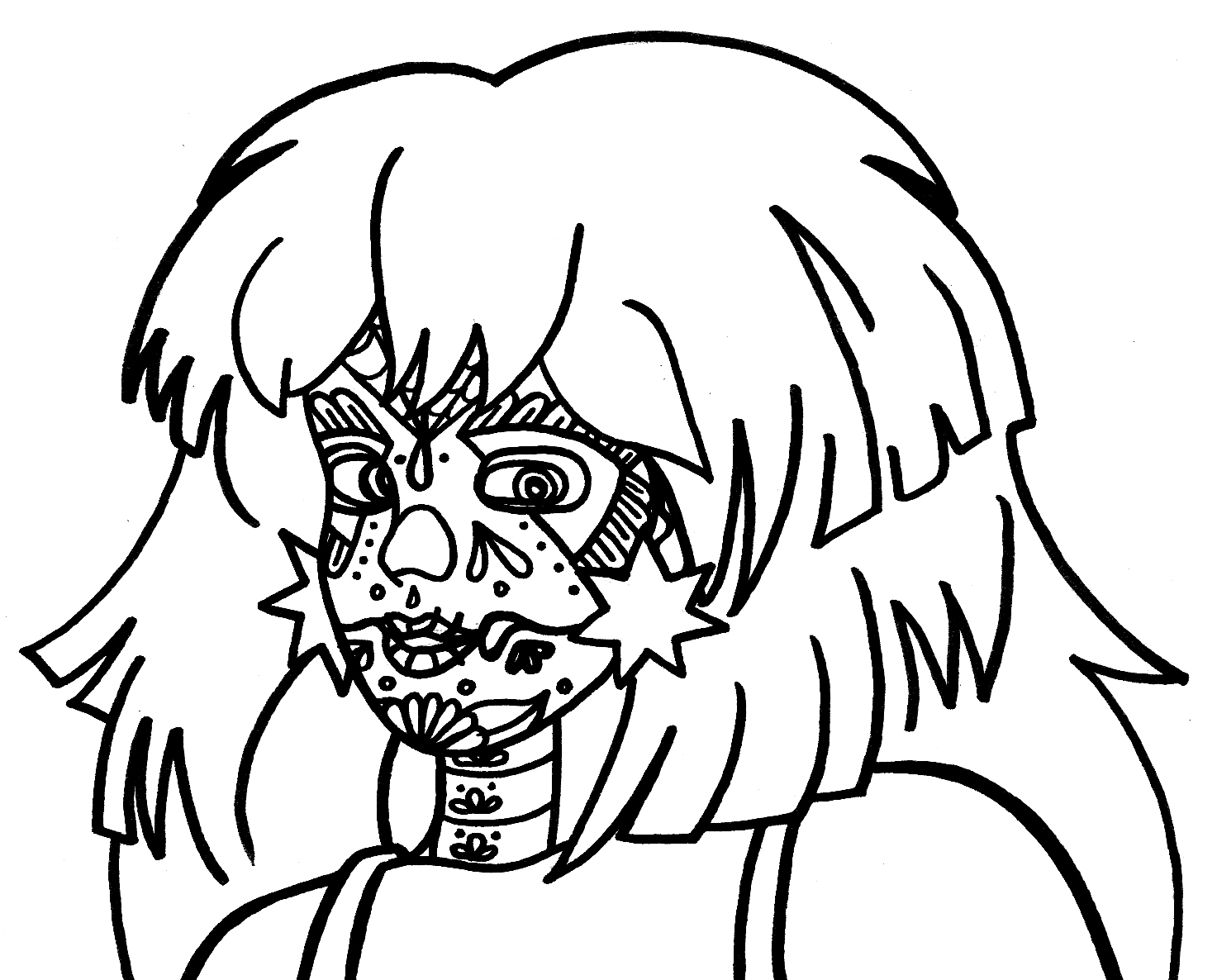 Yucca Flats N M Wenchkin S Coloring Pages Dia De Los Jem