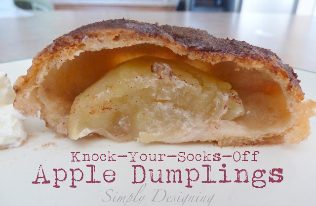 27 Amazing Apple and Pumpkin Recipes for Fall 61 knock+your+socks+off+apple+dumplings | 27 Amazing Apple and Pumpkin Recipes for Fall | 61 |