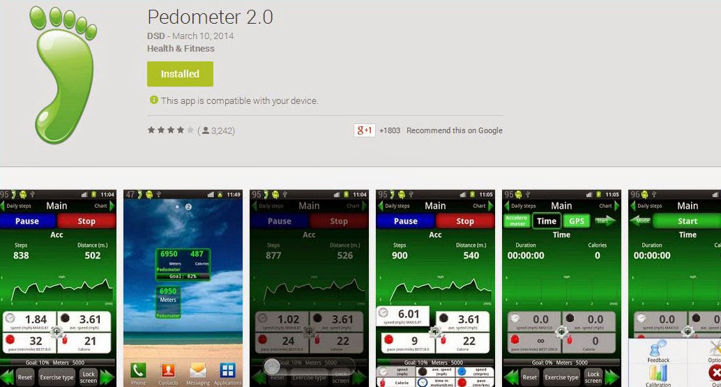 App Post Pedometers Glimmering Shadows