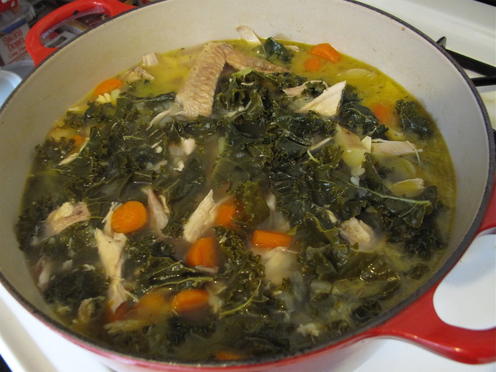 cookng Lemon Chicken Kale Soup