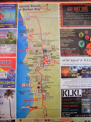Lonely Beach tourist map