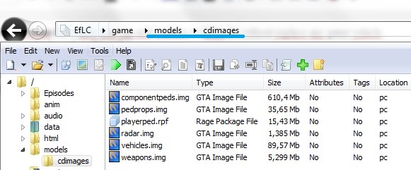 EFLC Vehicle Addon Pack For GTA IV (With Proper Audio and Naming