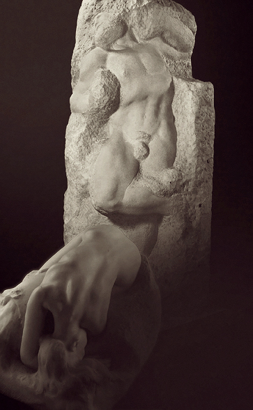 Michelangelo og Rodin - non finito