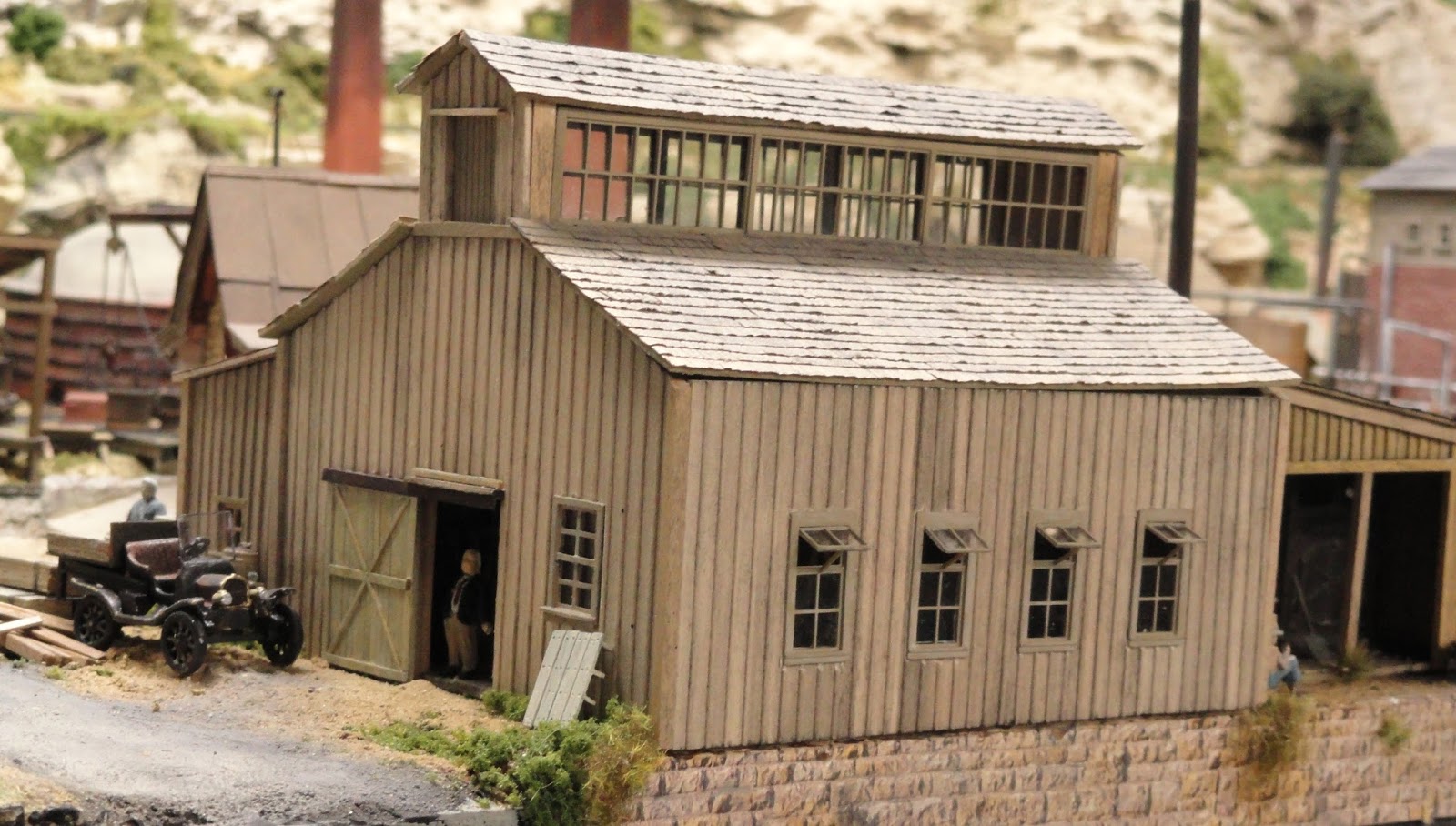 Model Railroad Minutiae Steam box factory installed on layout