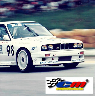 Ringo Chong in BMW E30 M3 exiting last corner at Batu Tiga Shah Alam Circuit, Malaysia in 1996