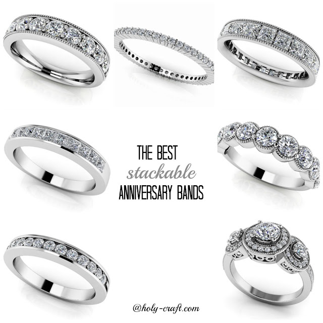 A collection of the best stackable anniversary bands Rachel Teodoro