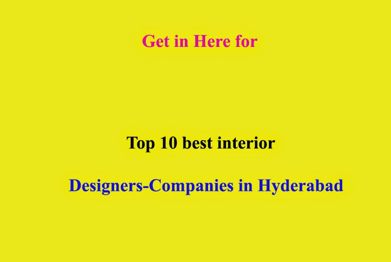 Top 10 Best Interior Designers Companies In Hyderabad
