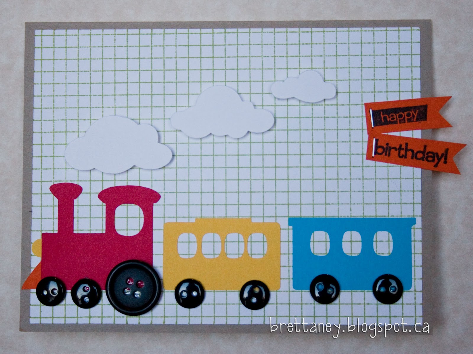 this that train birthday card