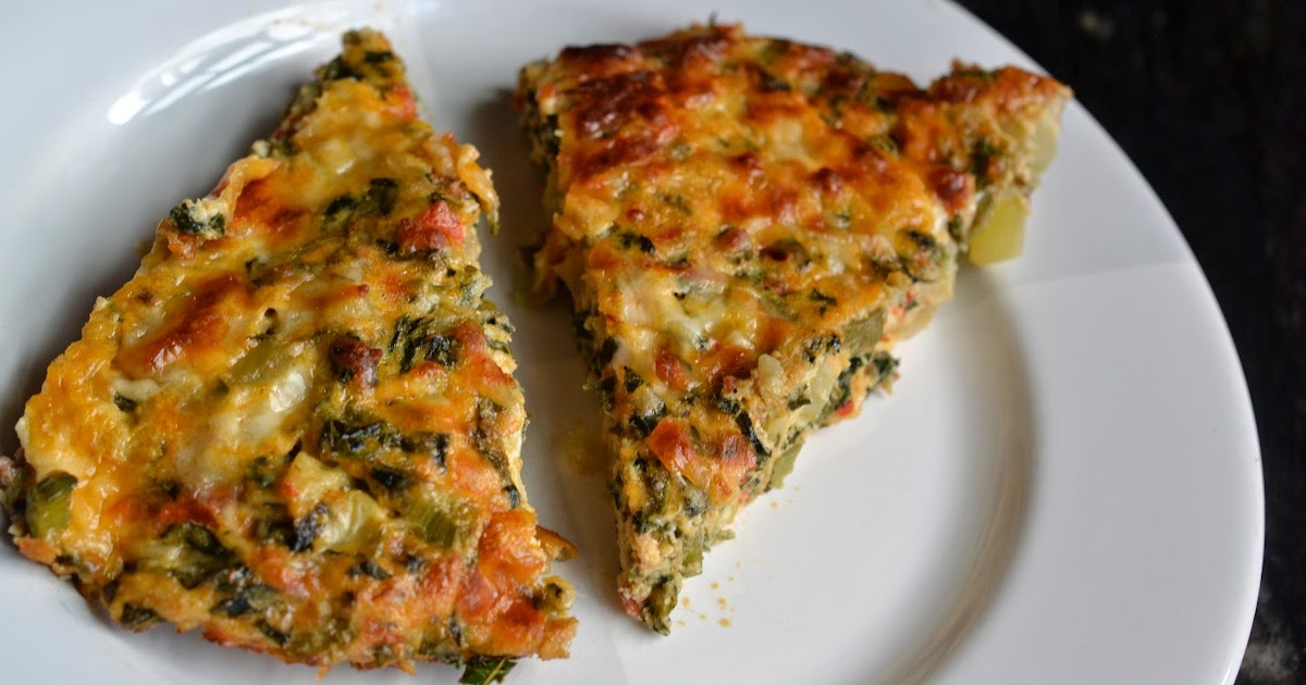 Greedy Girl Callaloo and Zucchini Frittata