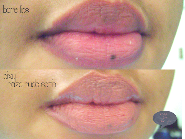 PIXY Colors of Delight Lipstick Hazel Nude Satin Review