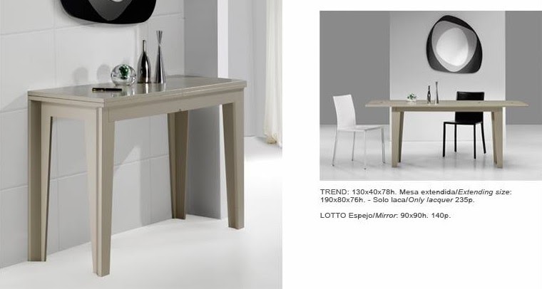 3 Cónsolas que se transforman en mesa de comedor | Ideas Decoración - IG