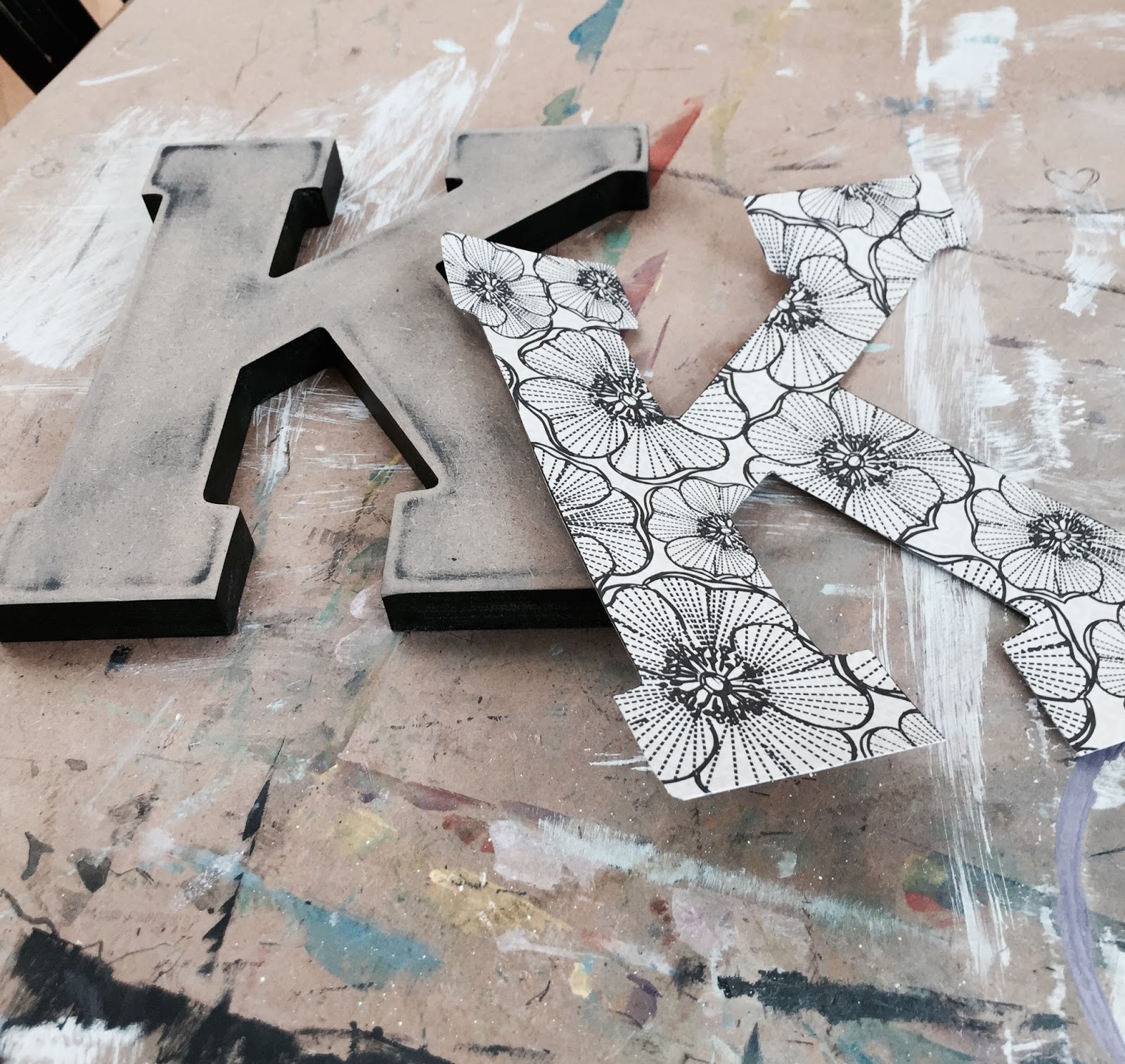 Constantly Katelyn DIY Try Wooden Letter Wall Art