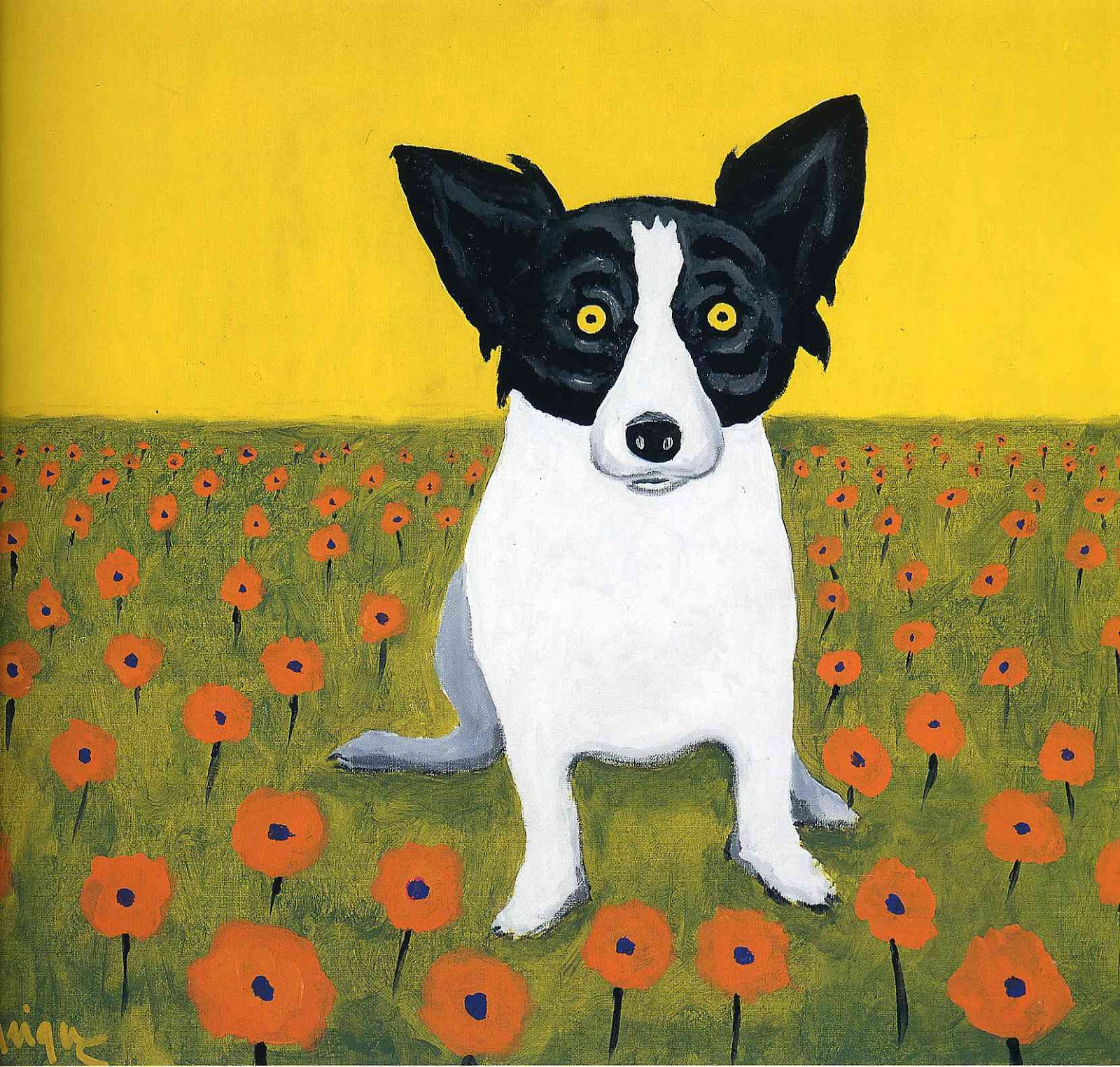 ART NOWA George Rodrigue blue dog george rodrigue blue dog