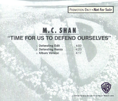 MC Shan – Time For Us To Defend Ourselves (Promo CDS) (1990) (320 kbps)