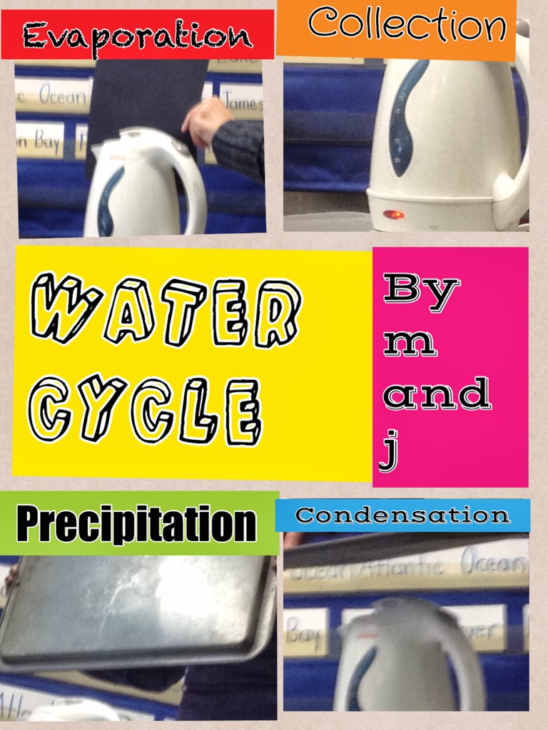 water cycle simulation in grades 2&3 Mathematics and Science in SD38