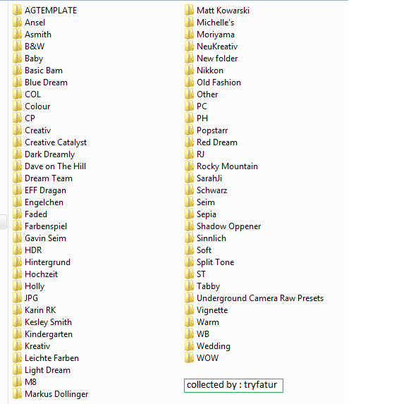 Carasariti Adobe Lightroom Presets