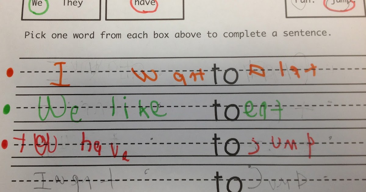 Sentence Helpers Trial Run! School Bells N Whistles