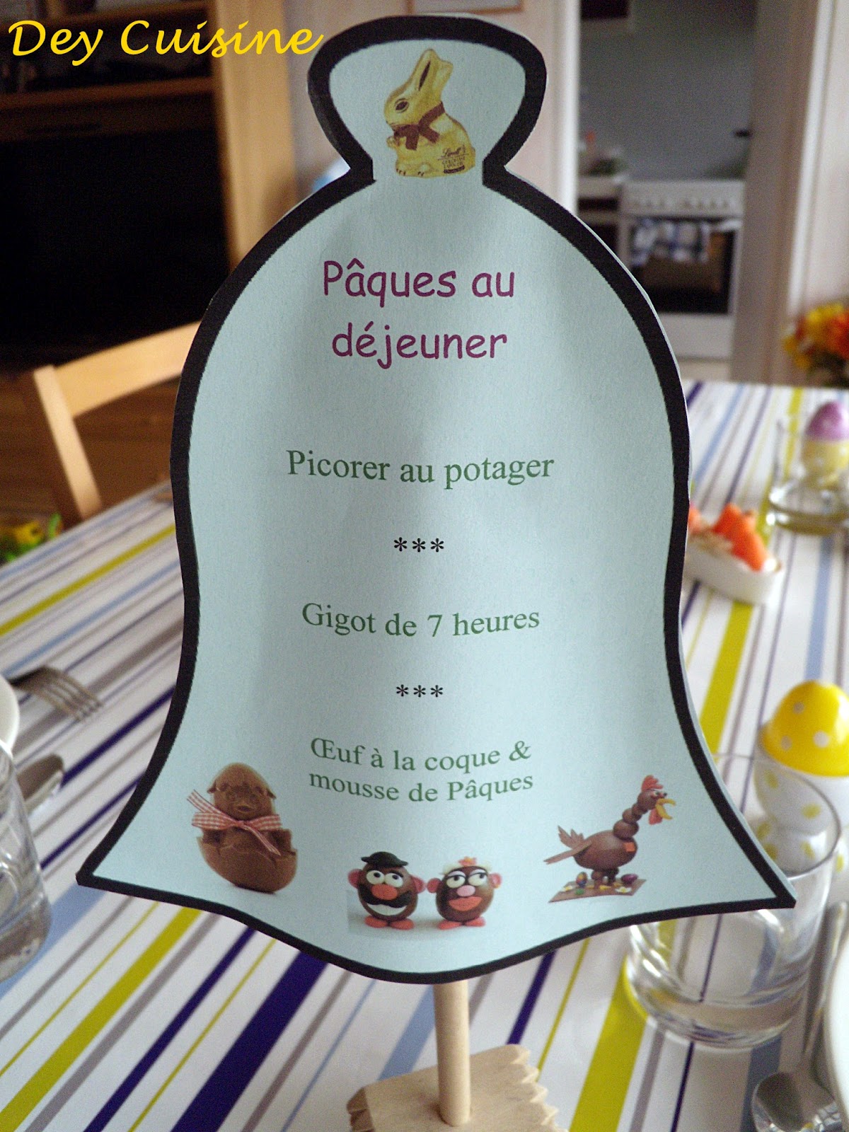 Dey cuisine Pâques au déjeuner L'apéritif