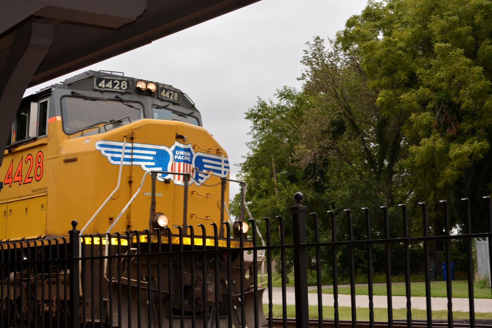 Pinecone Prints THE OLD TRAIN DEPOT IN LAWRENCE KANSAS