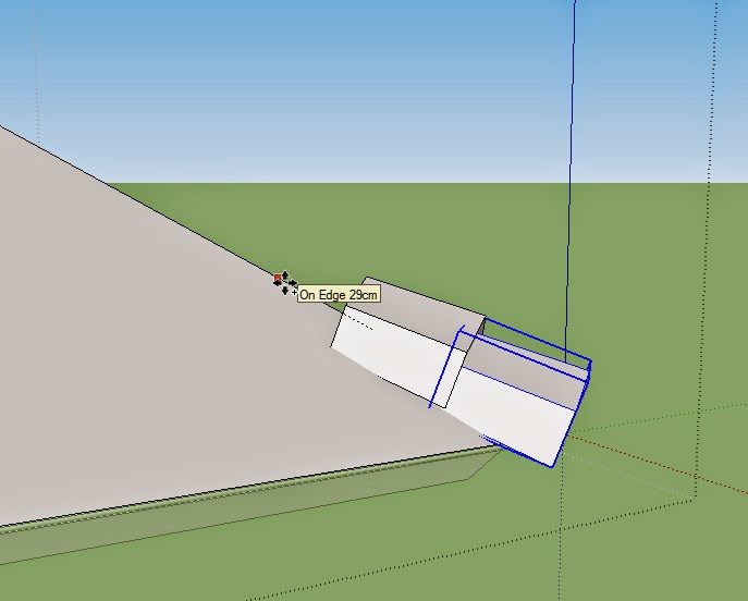 tutorial cara membuat bubungan pada sketchup