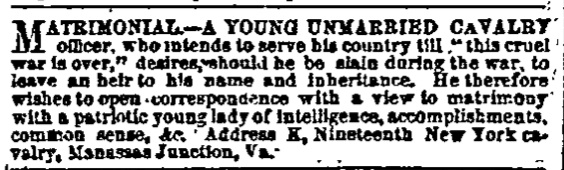 Advertising For Love