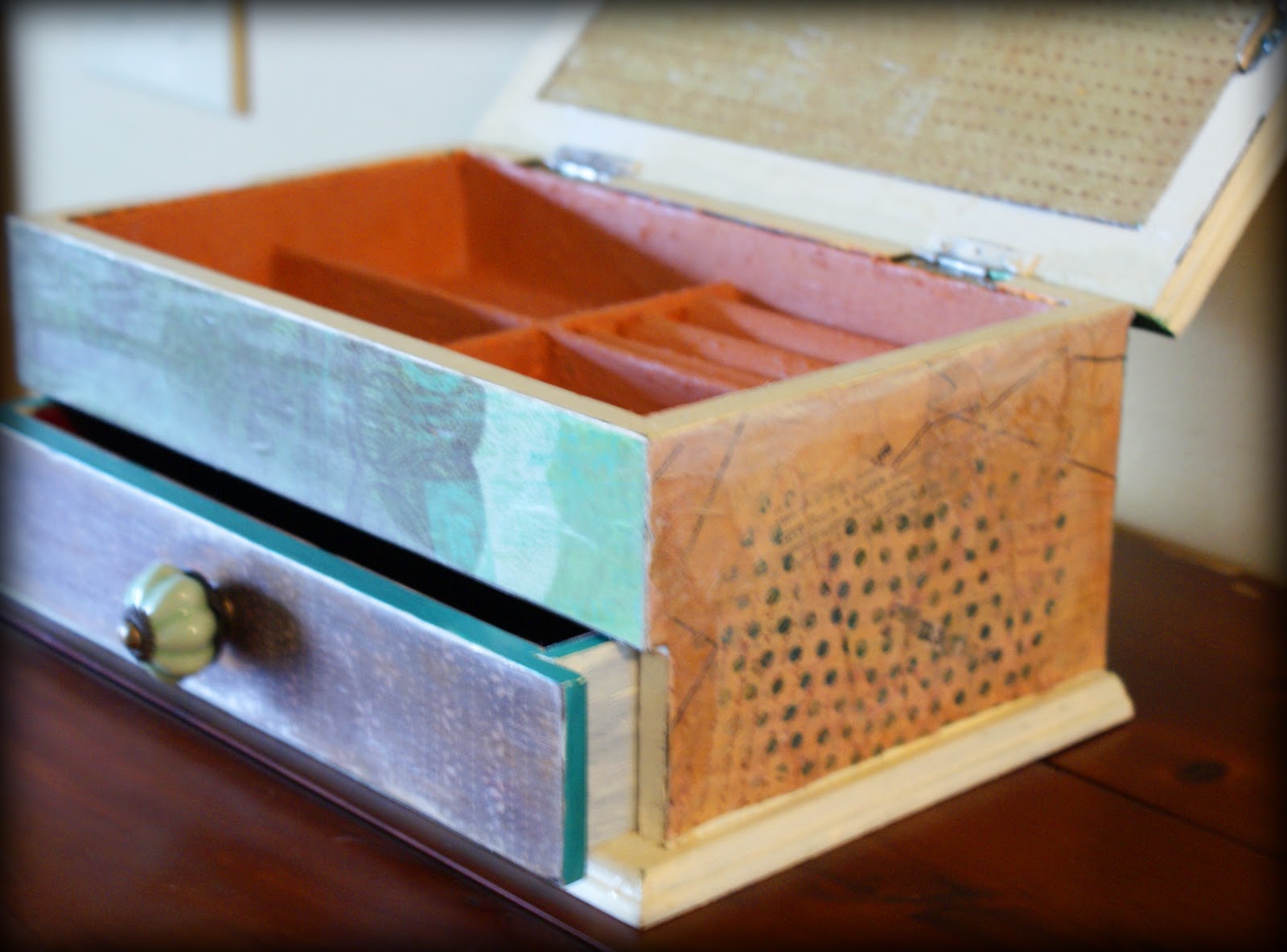 Jewelry Box/Mirror Makeover