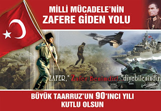 Zaferimizin 90.yılı kutlu olsun!