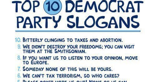 top 10 democrat party
