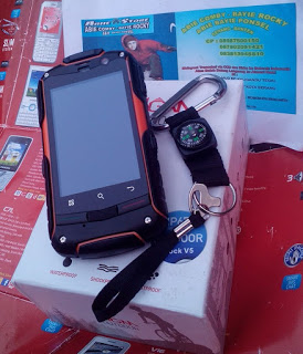 HP ANDROID WATERPROOF SUPPORT BBM AGM ROCK V5+ HARGA Rp.2.750.000,-