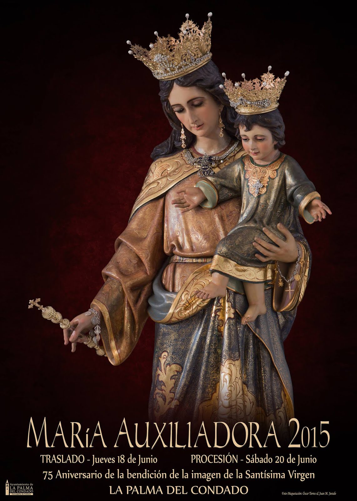 CARTEL FIESTAS DE MARÍA AUXILIADORA