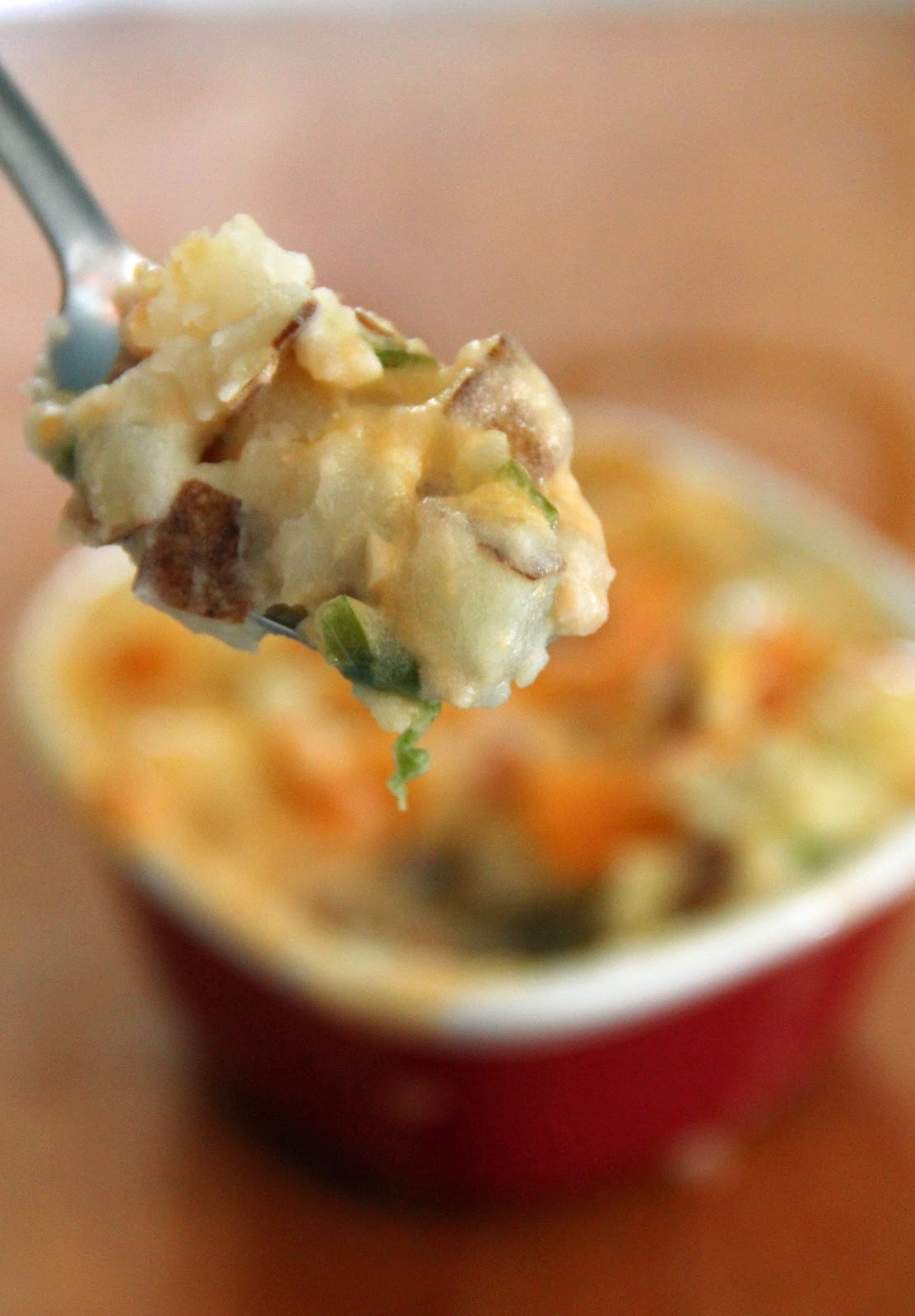 Jo and Sue Cheesy Hashbrown Casserole For Two