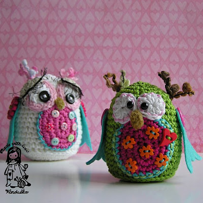 beauty of crocheting, Vendulka, DIY, crochet paterns, decoration, handmade toy, Magic with hook and needles, owl, owl amigurumi, 